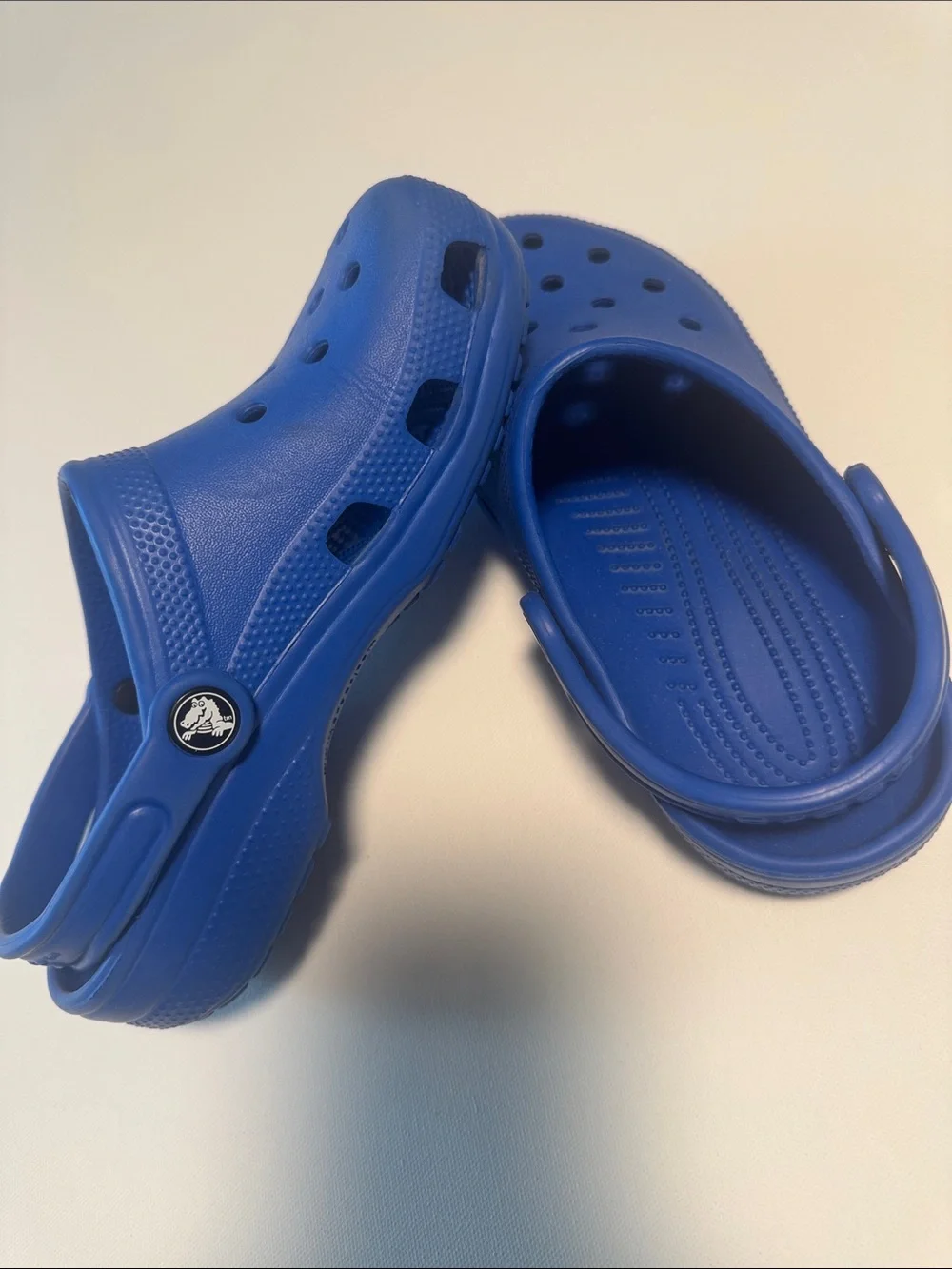CROCS Kids Classic Foam Clogs in Bright Blue